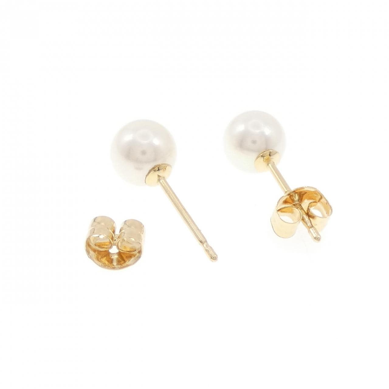 K18YG アコヤパール ピアス 6.0mm