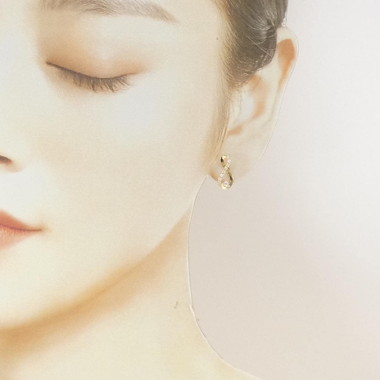 K18YG ダイヤモンド ピアス 0.20CT