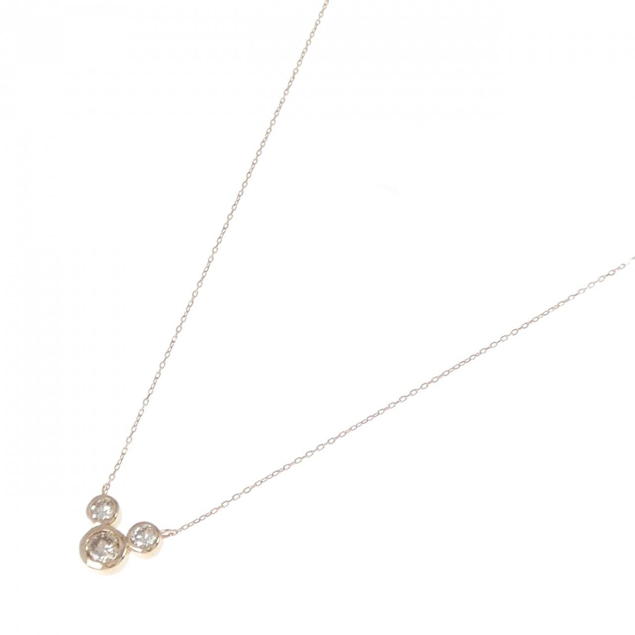 K18PG ダイヤモンド ネックレス 0.50CT