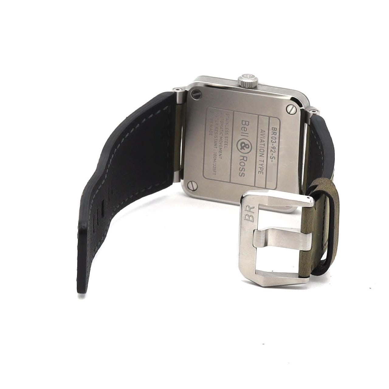【ノーメンテナンス還元価格】ベル&ロス BR03-92グレーラム BR0392-GC3-ST/SCA SS 自動巻