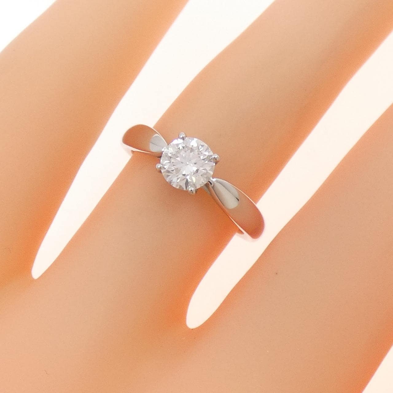 ティファニー ハーモニー リング 0.53CT G VS1 3EXT