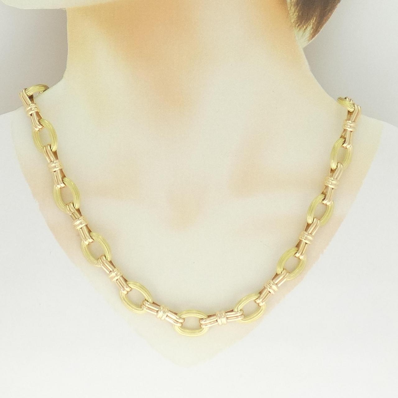 【ヴィンテージ】ショーメ 750YG/750PG ネックレス