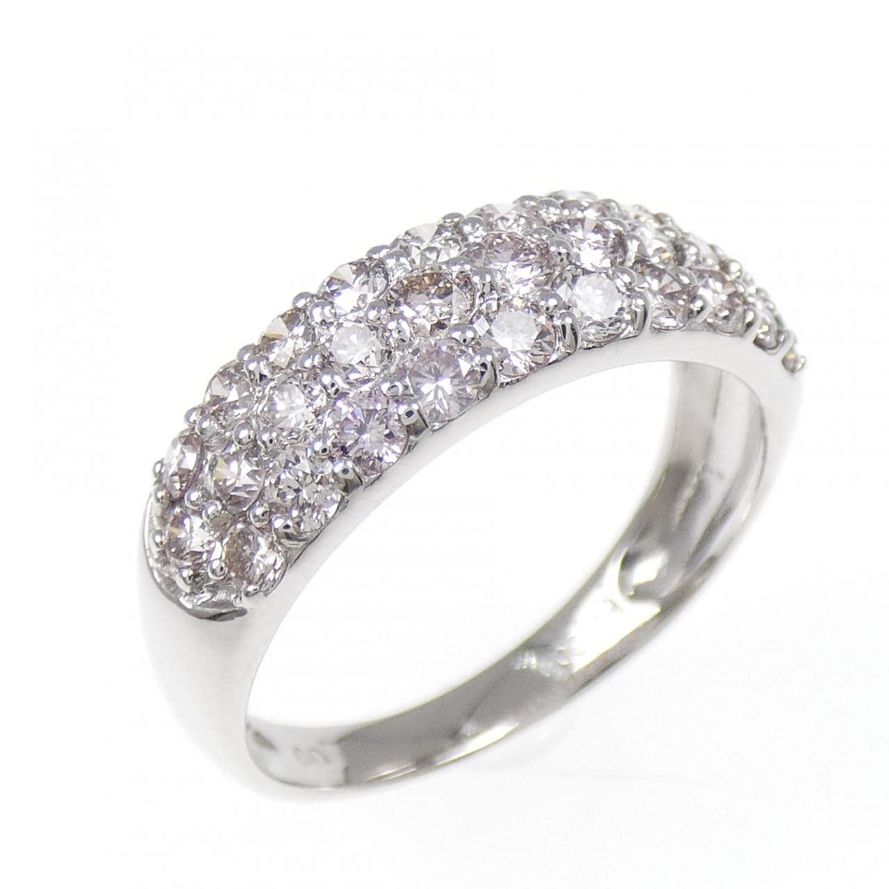 PT900 パヴェ ダイヤモンド リング 1.00CT