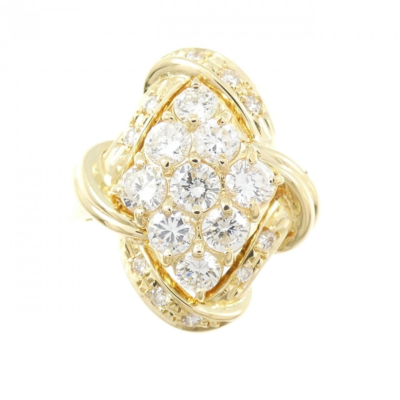 K18YG ダイヤモンド リング 1.00CT