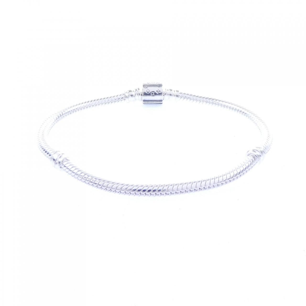 PANDORA Barrel Clasp Snake Chain BRACELET
