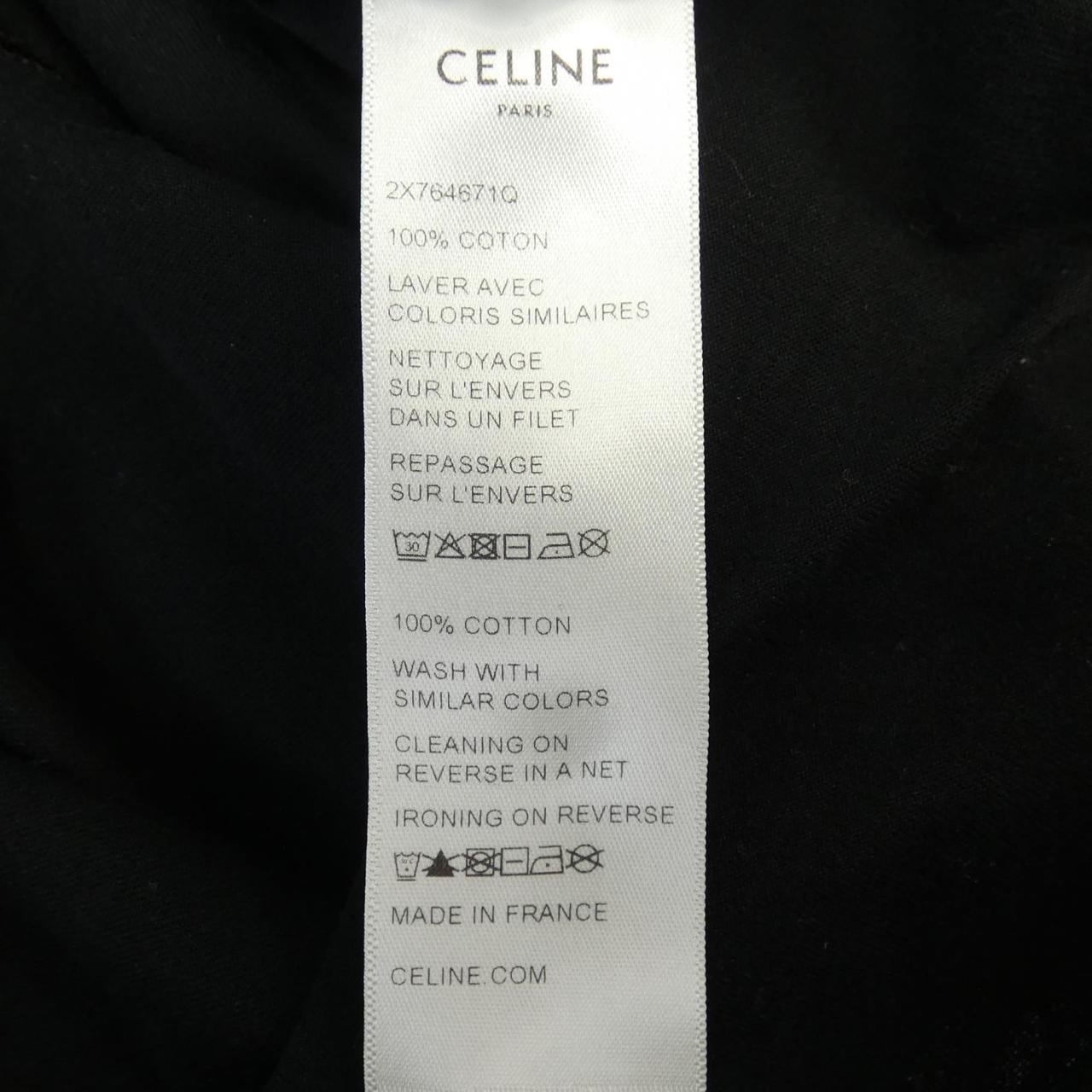 セリーヌ CELINE CELINEプリント ルーズTシャツ 2X764671Q Tシャツ