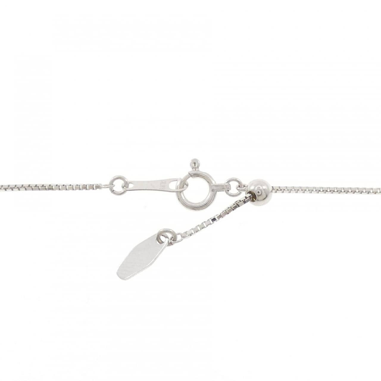 K18WG ヒスイ ネックレス 1.42CT