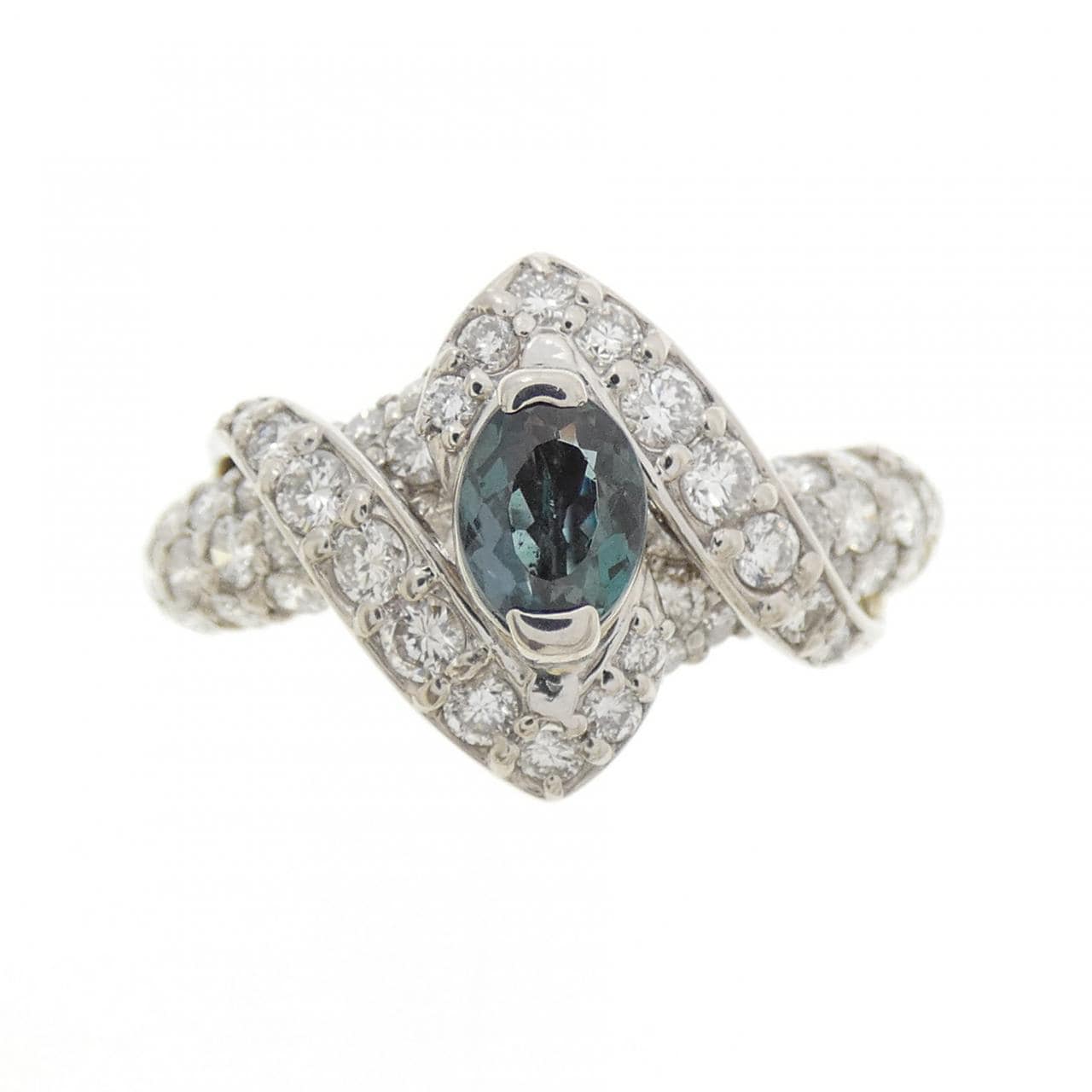 PT900 アレキサンドライト リング 0.42CT