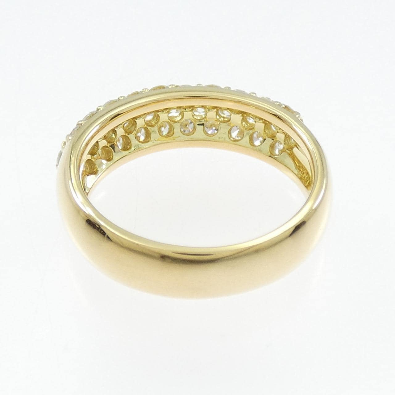 K18YG パヴェ ダイヤモンド リング 1.00CT