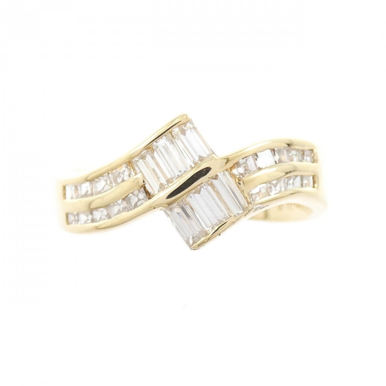 K18YG ダイヤモンド リング 0.82CT