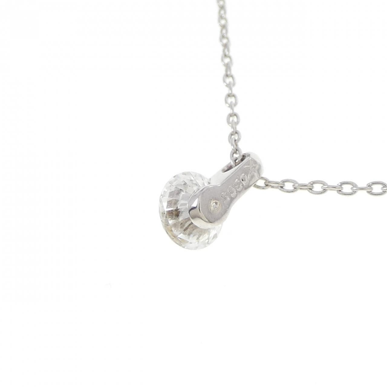 PT850 ダイヤモンド ネックレス 0.365CT