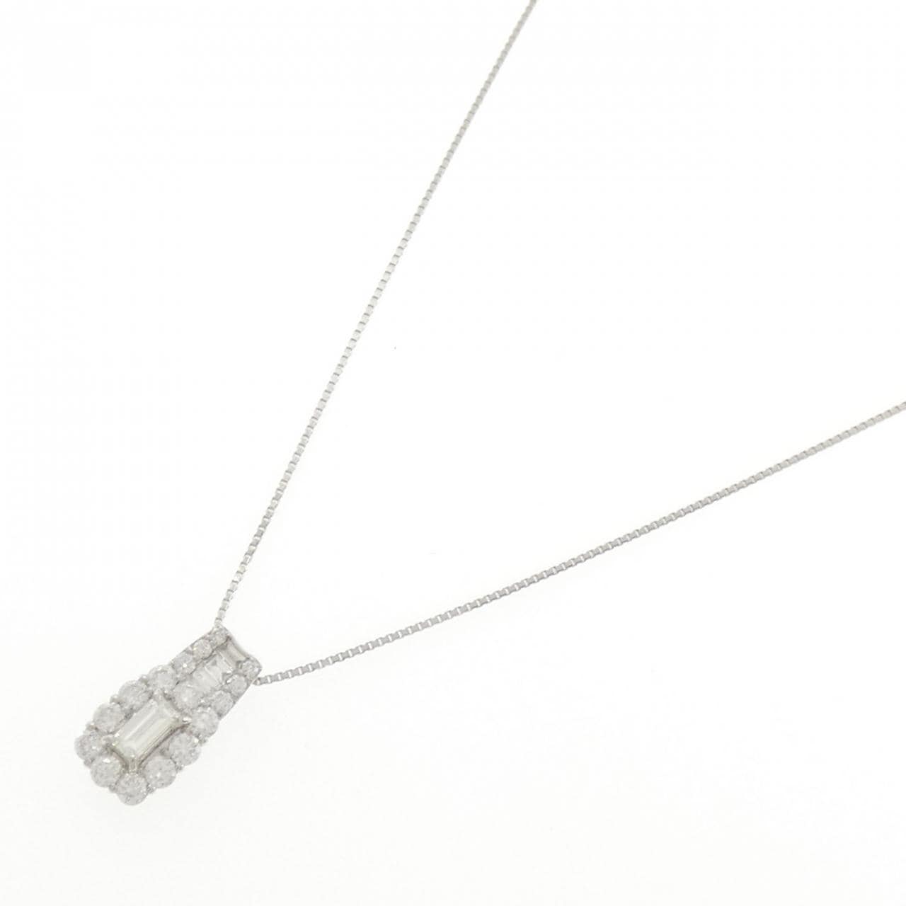 PT900/PT850 ダイヤモンド ネックレス 0.321CT K VS2 ファンシーカット