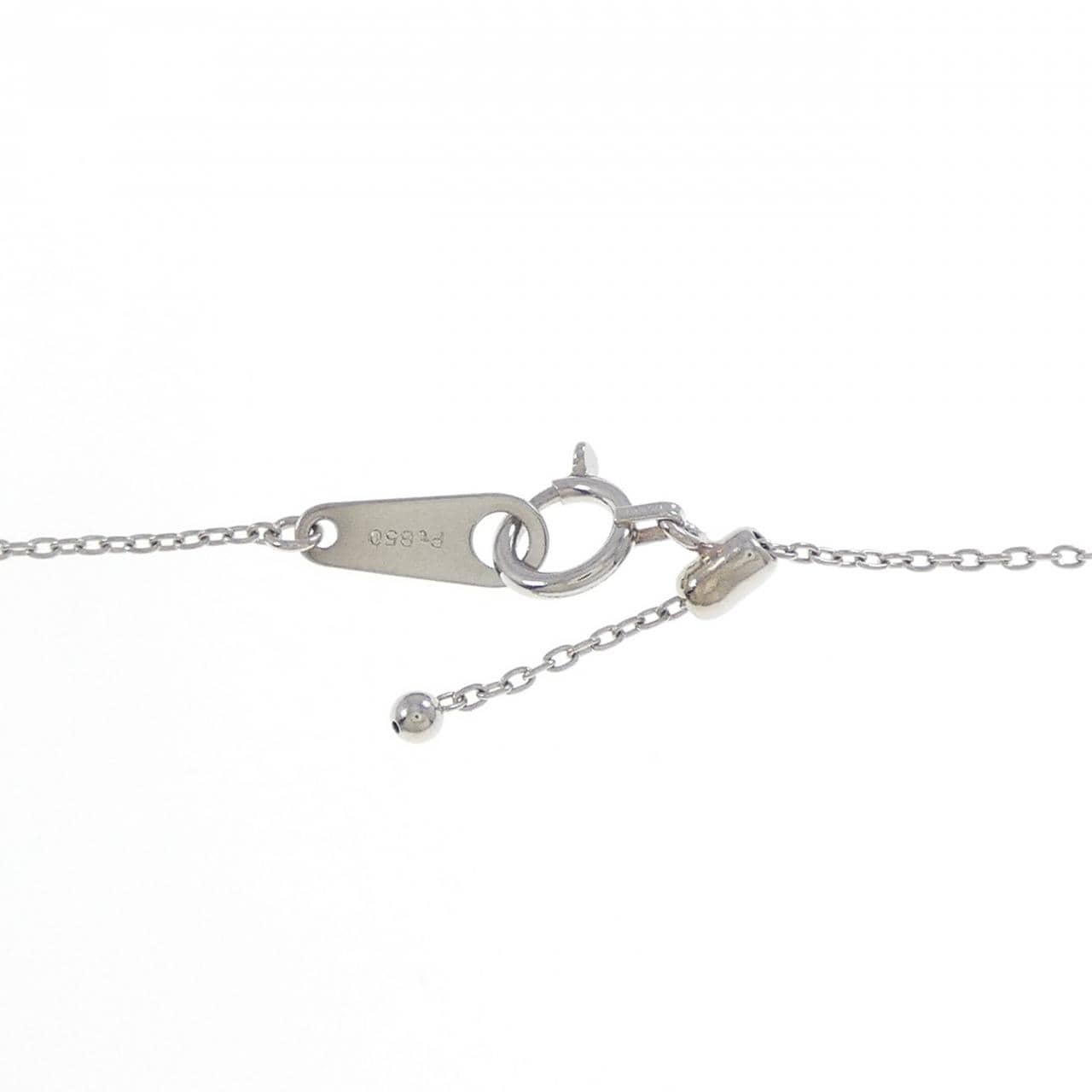 PT950/K18YG/K18PG/PT850 ダイヤモンド ネックレス 0.18CT