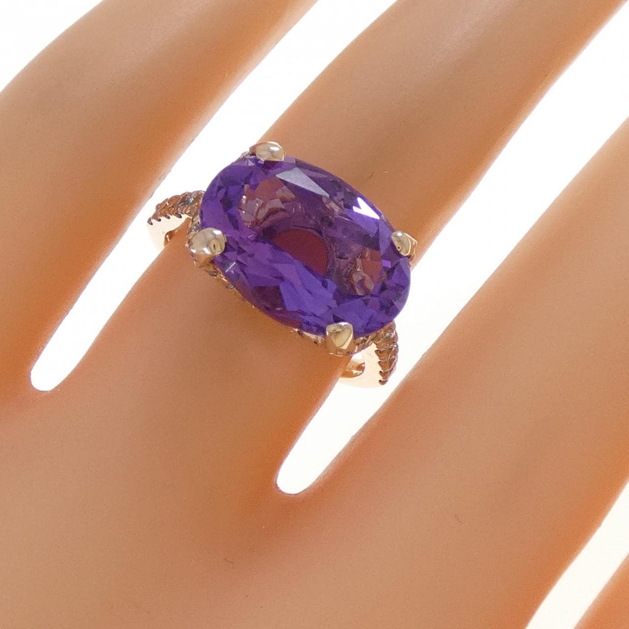 K10YG アメジスト リング