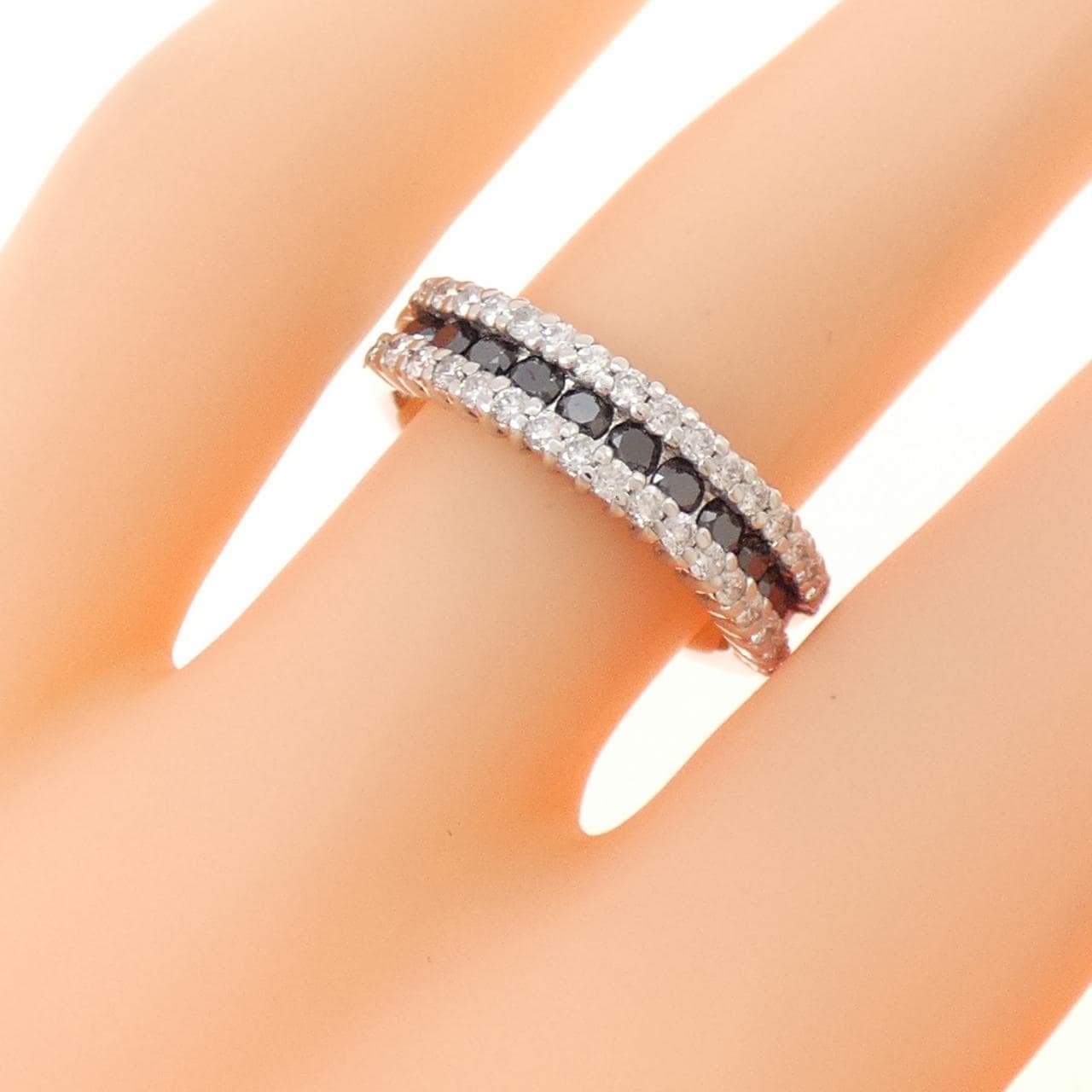 K18WG ダイヤモンド リング 0.80CT