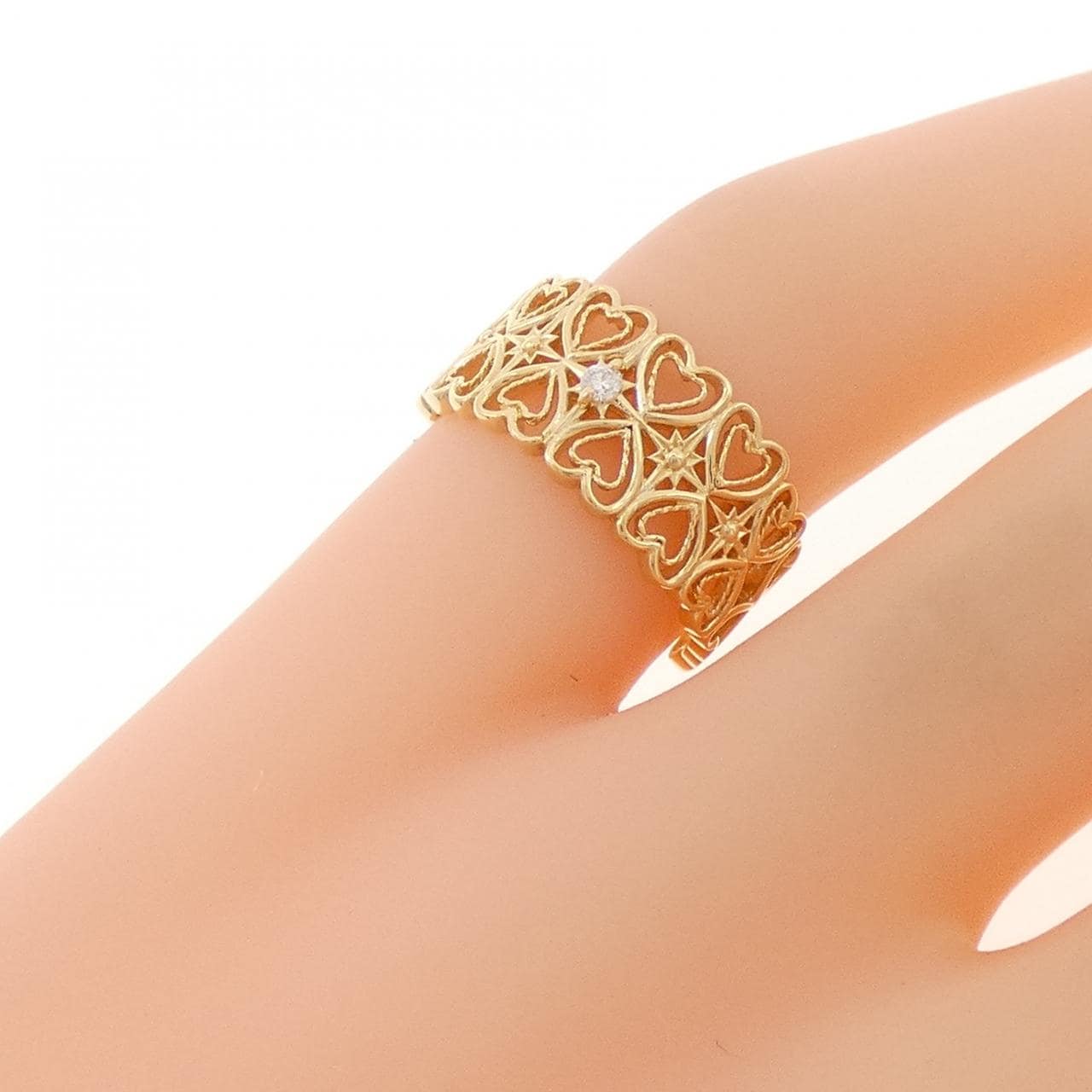 スタージュエリー ダイヤモンド ピンキー リング 0.01CT