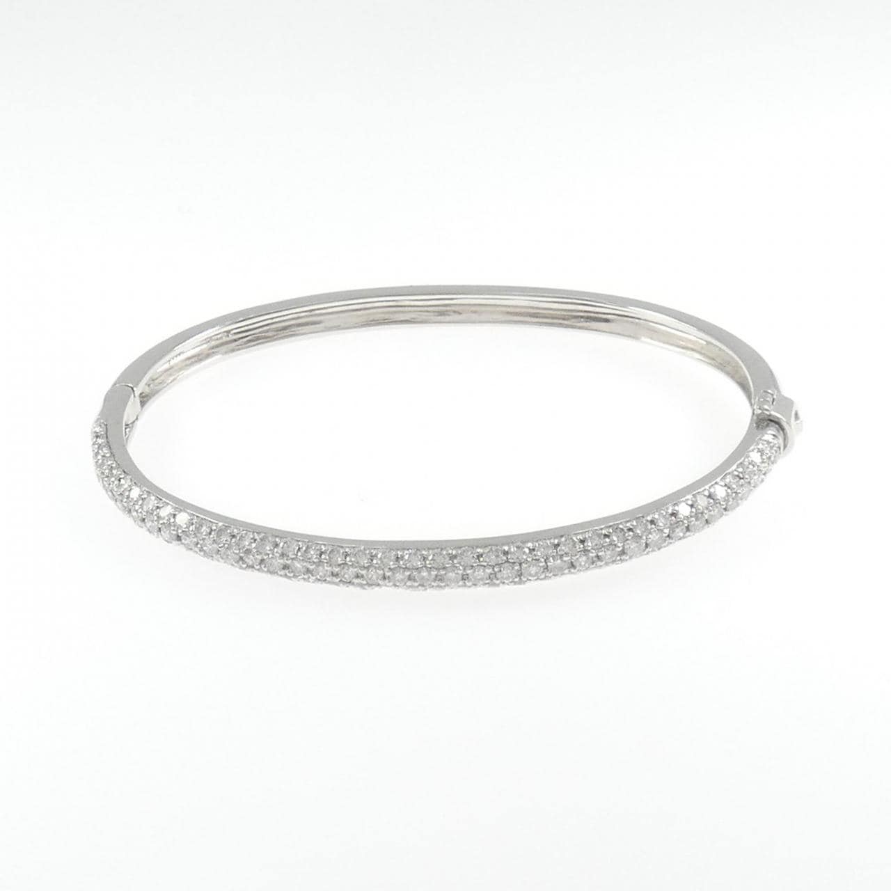 PT900/K14WG钻石手镯 2.00克拉