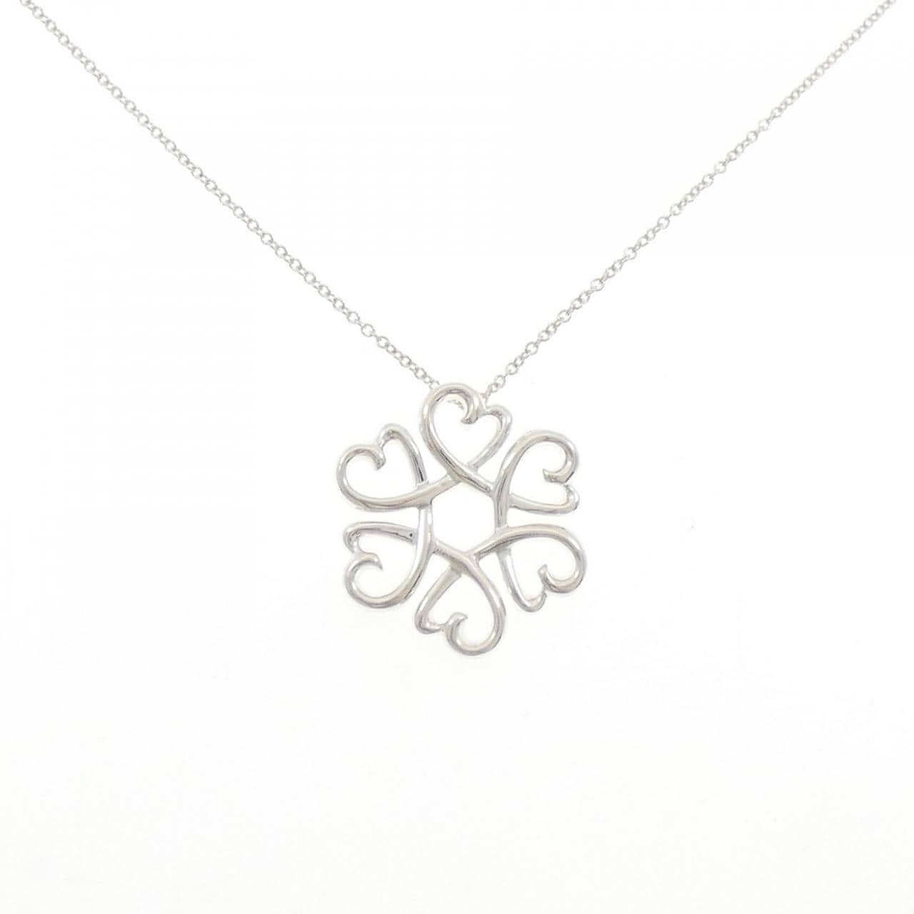 ティファニー ラビングハート メダリオン ネックレス