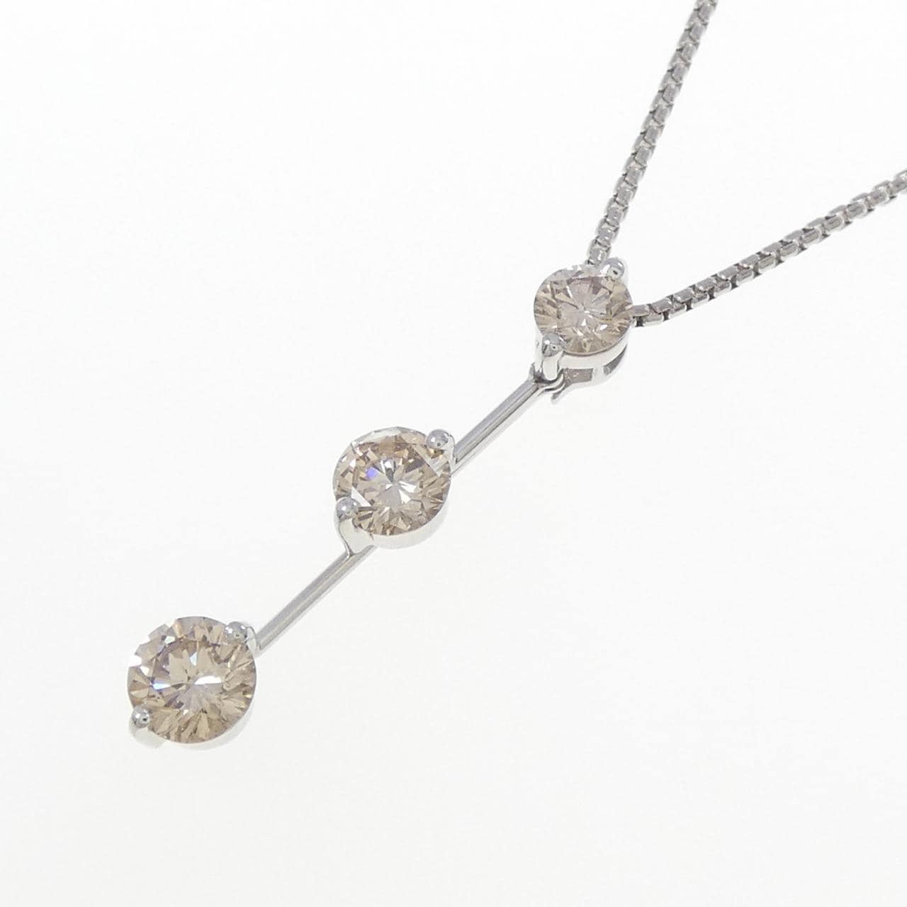 PT900/PT850 ダイヤモンド ネックレス 1.002CT