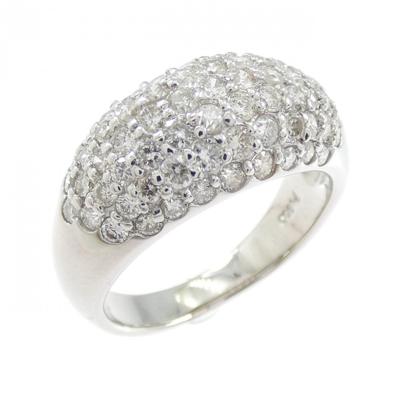 PT900 パヴェ ダイヤモンド リング 1.33CT