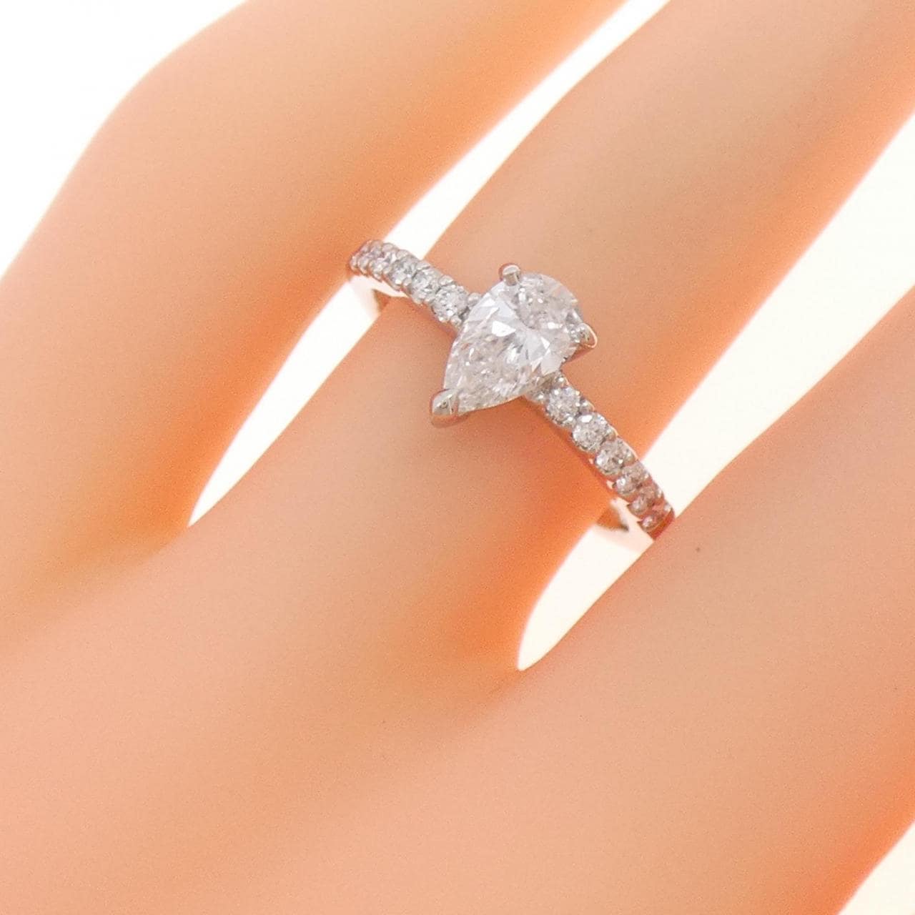 [Remake] PT Diamond Ring 0.531CT E VS1 Pear Shape