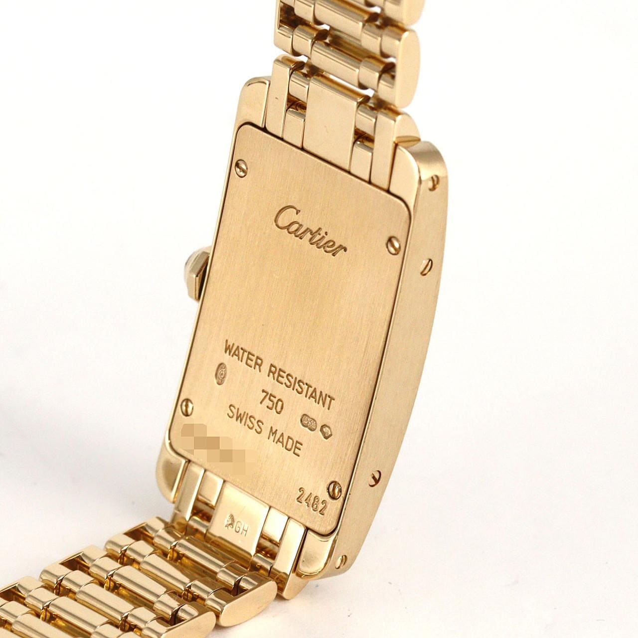 カルティエ タンクアメリカンSM YG W26015K2 YG クォーツ