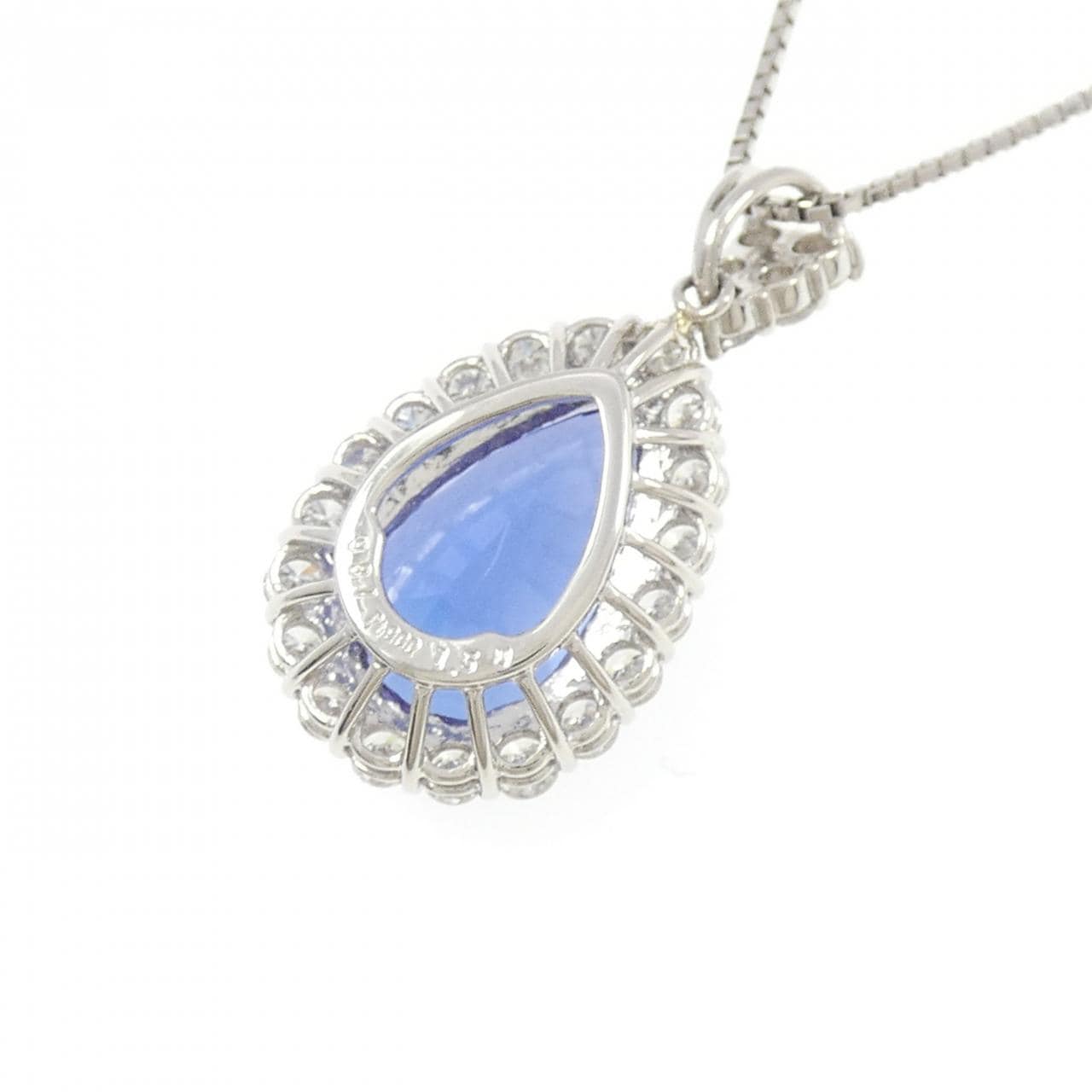 PT900/PT850 タンザナイト ネックレス 9.81CT