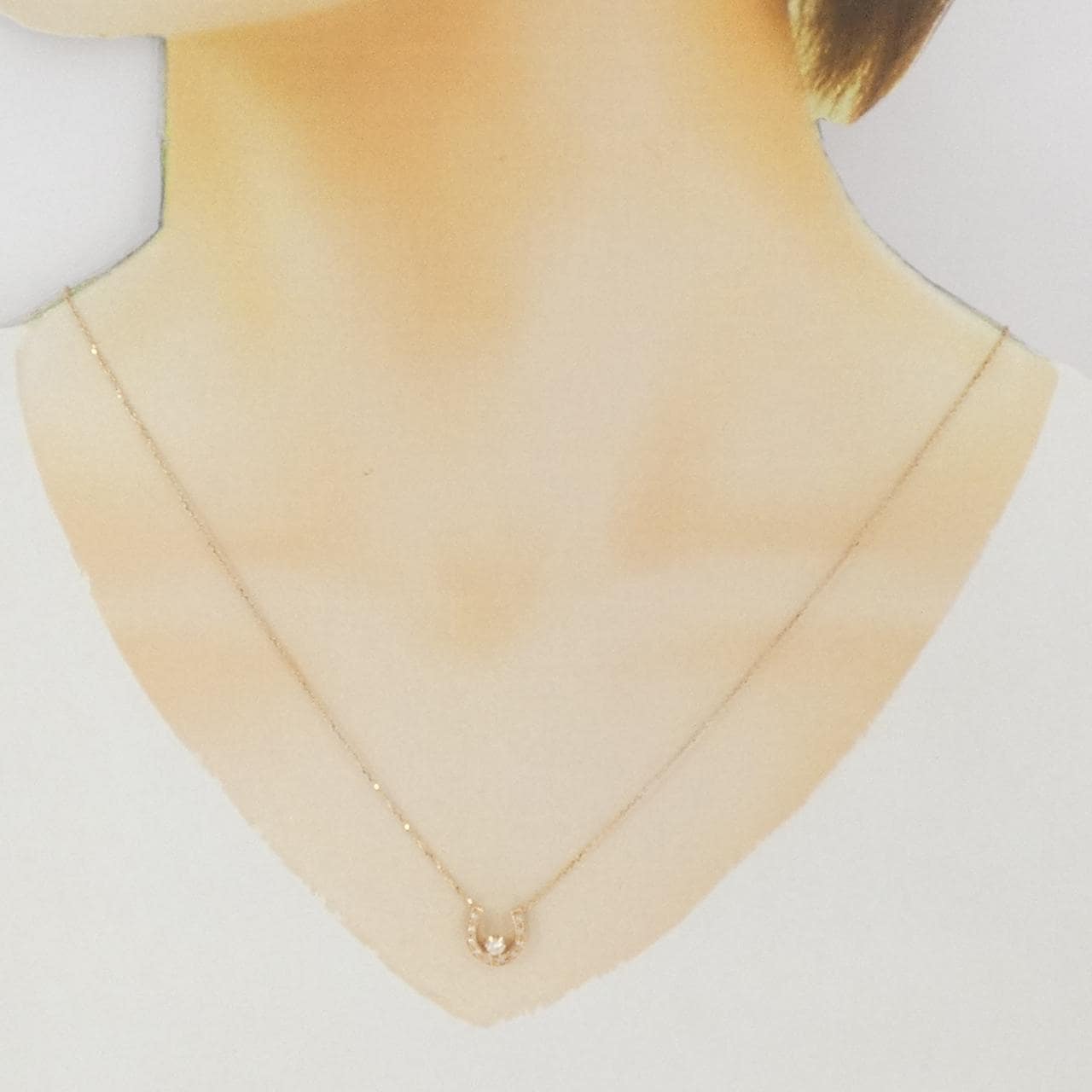 4゜C ダイヤモンド ネックレス 0.116CT