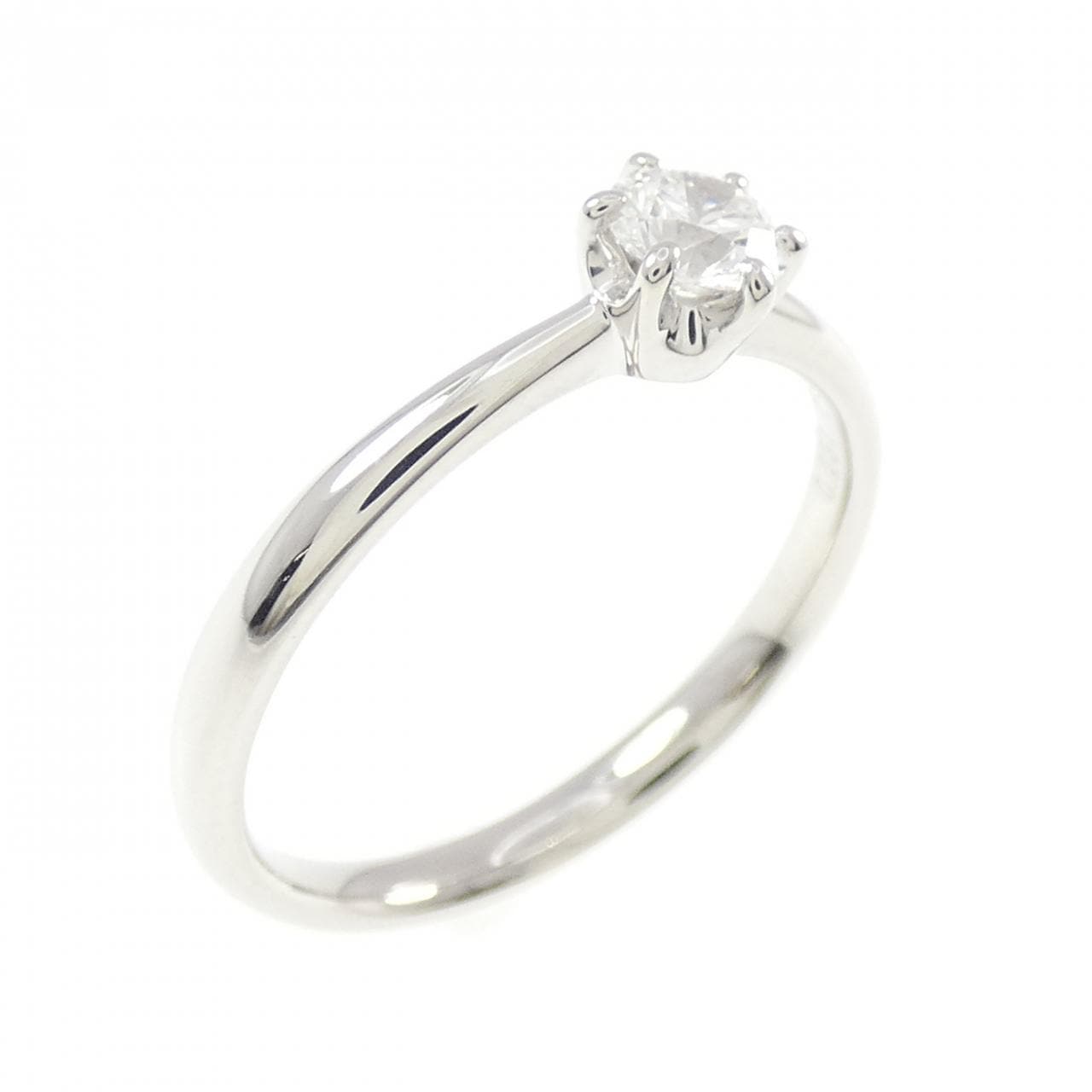 PT900 ダイヤモンド リング 0.231CT F VS2 3EXT H&C