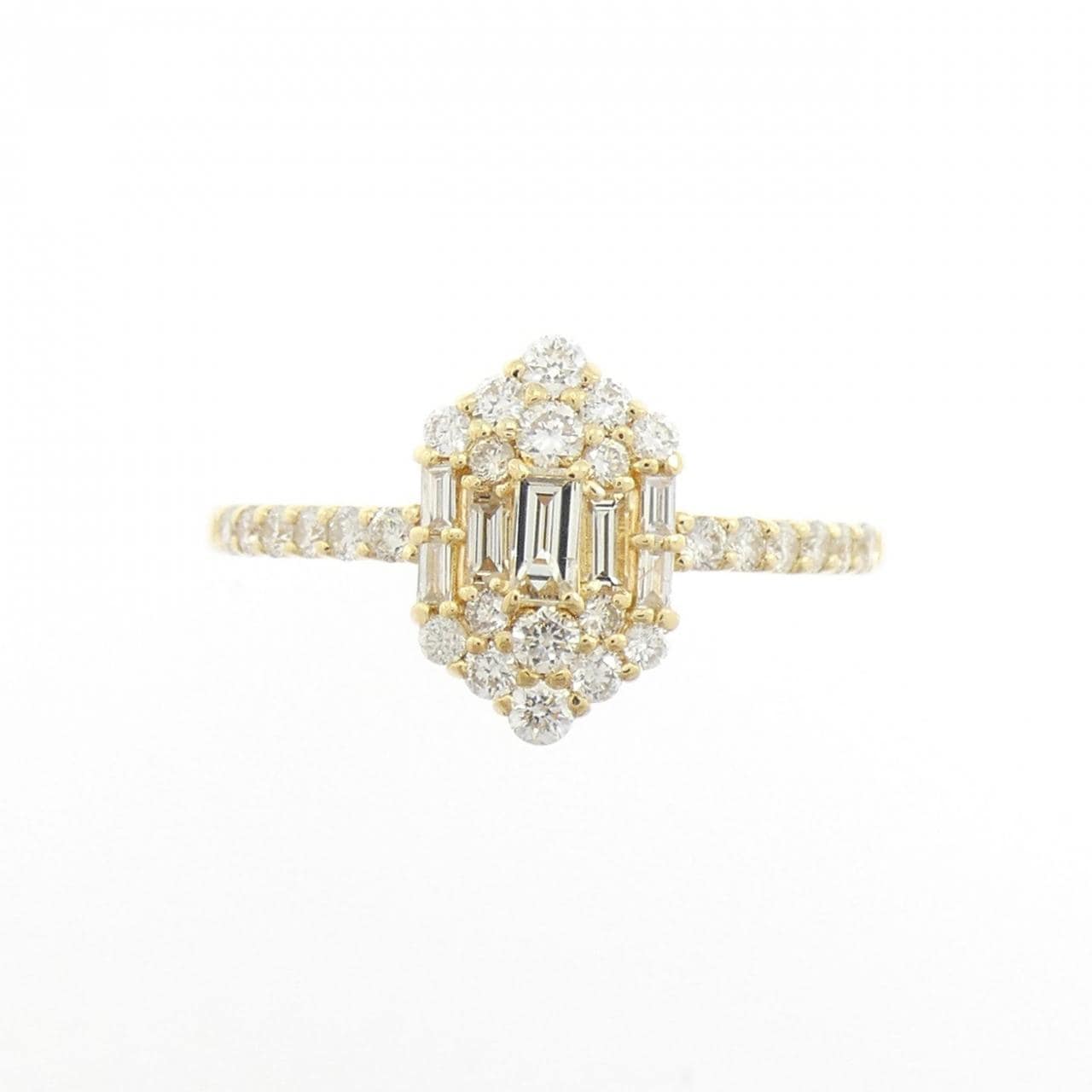 K18YG ダイヤモンド リング 0.50CT
