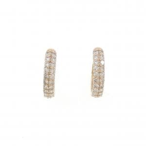 K18PG ダイヤモンド ピアス 0.50CT