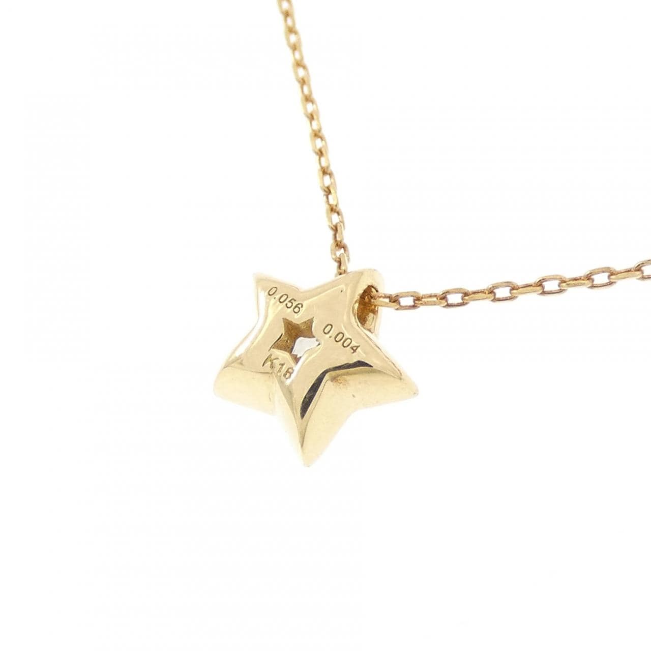 フェスタリア スター ダイヤモンド ネックレス 0.056CT