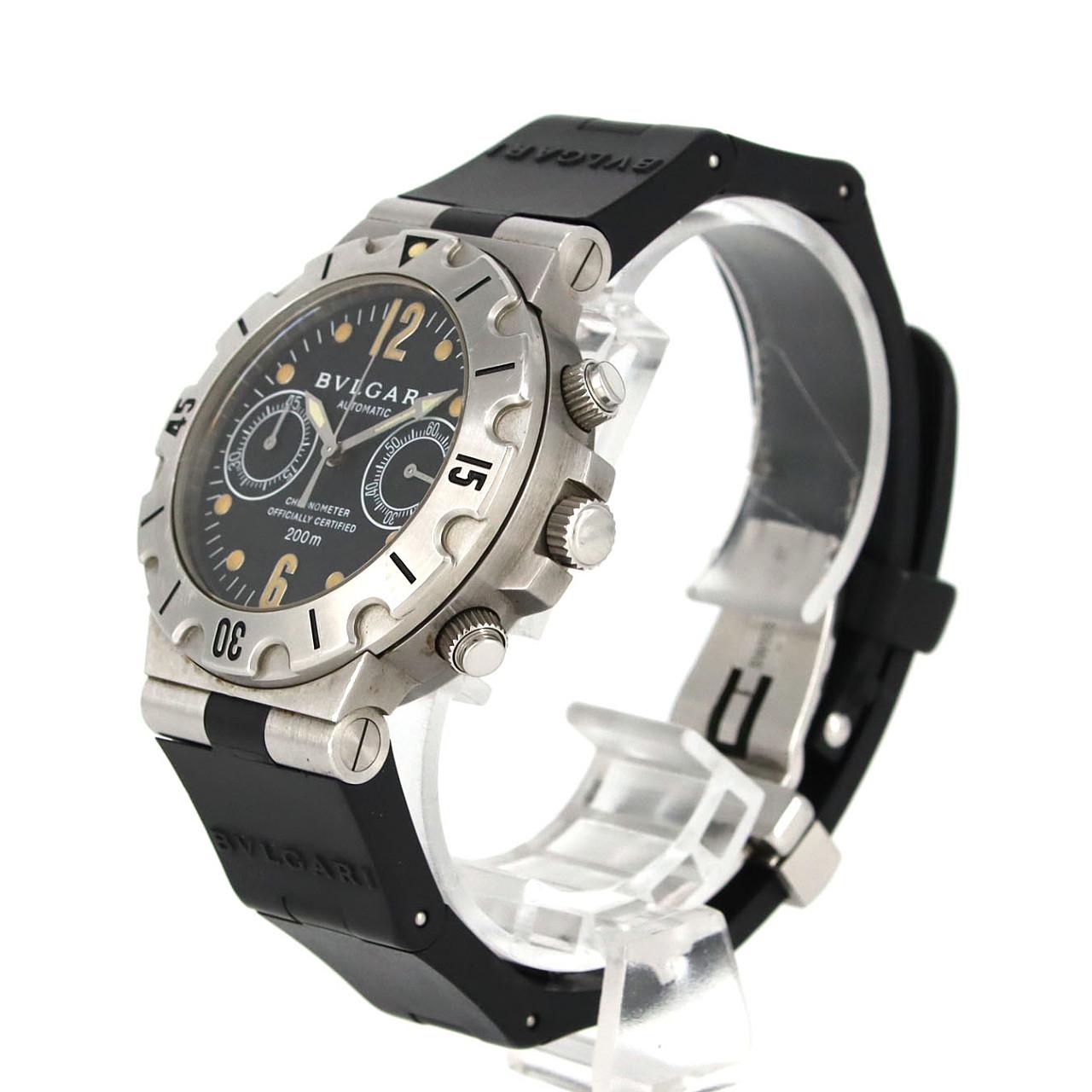 【ノーメンテナンス還元価格】ブルガリ スクーバクロノ SCB38S/SCB38SV/AT SS 自動巻