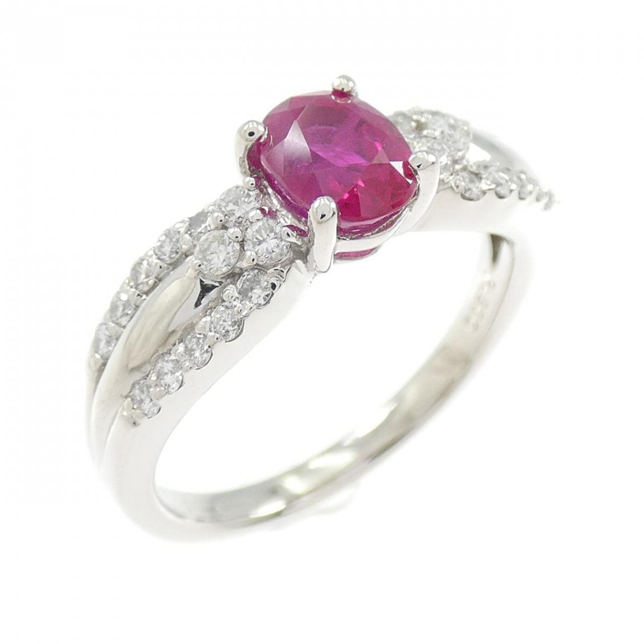 PT900 ルビー リング 1.01CT