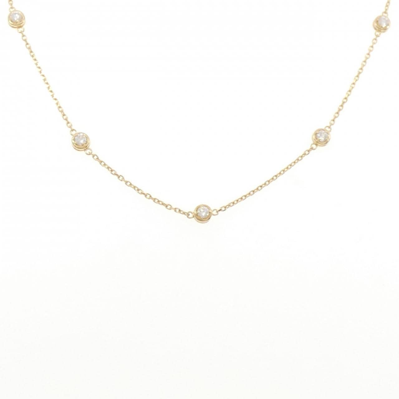 K18YG ダイヤモンド ネックレス 0.50CT