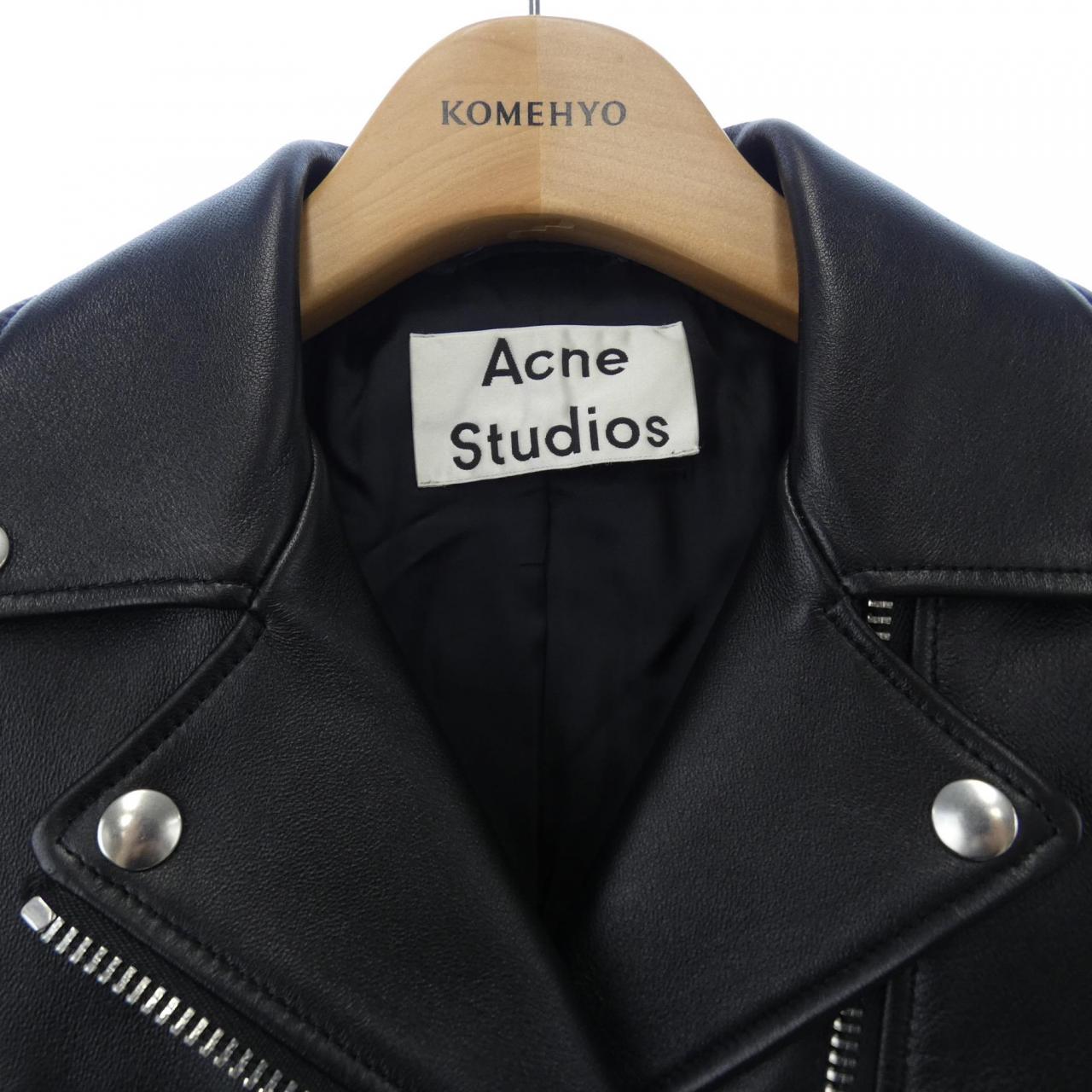ACNE STUDIOS皮革騎士夾克