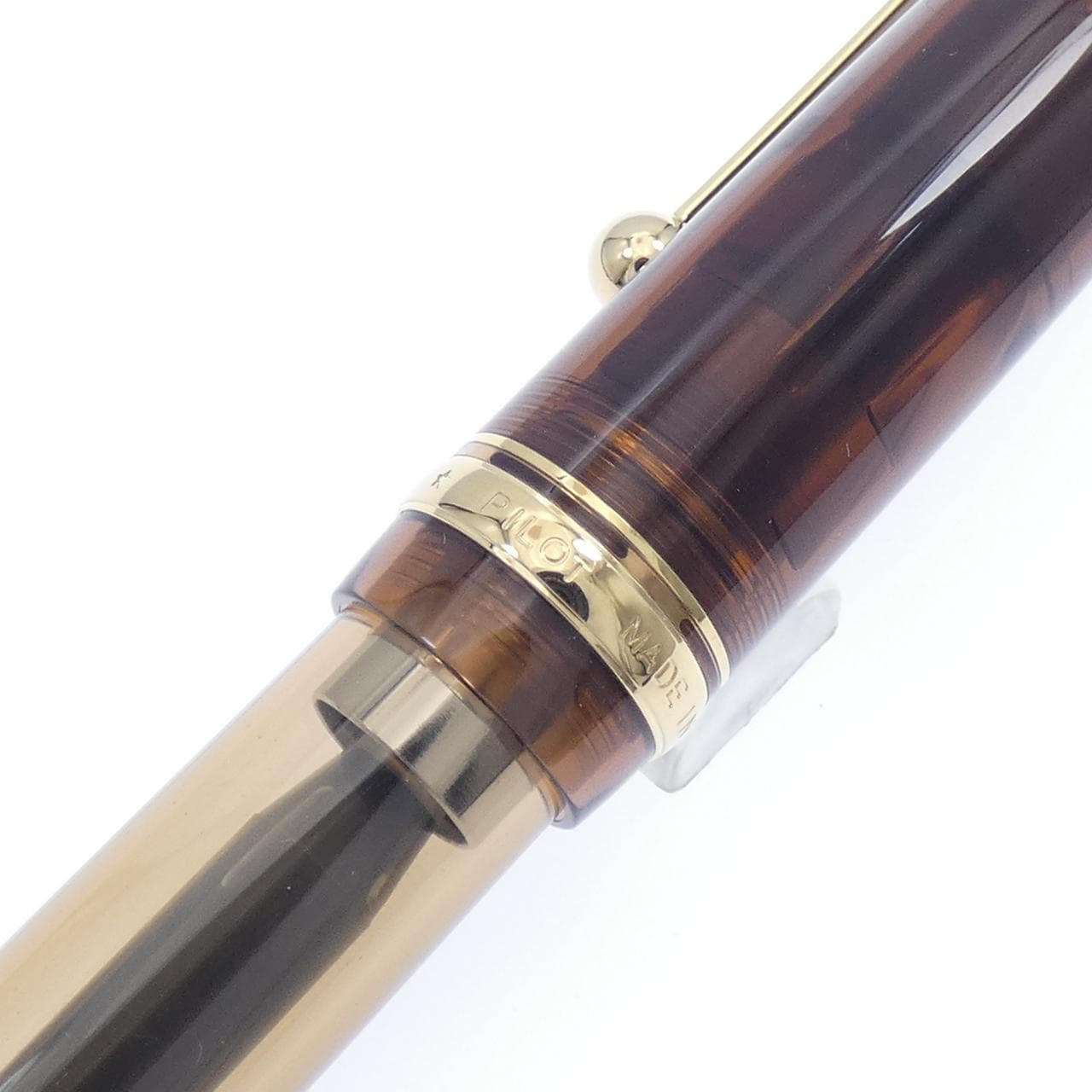パイロット カスタム74クリアブラウン 万年筆
