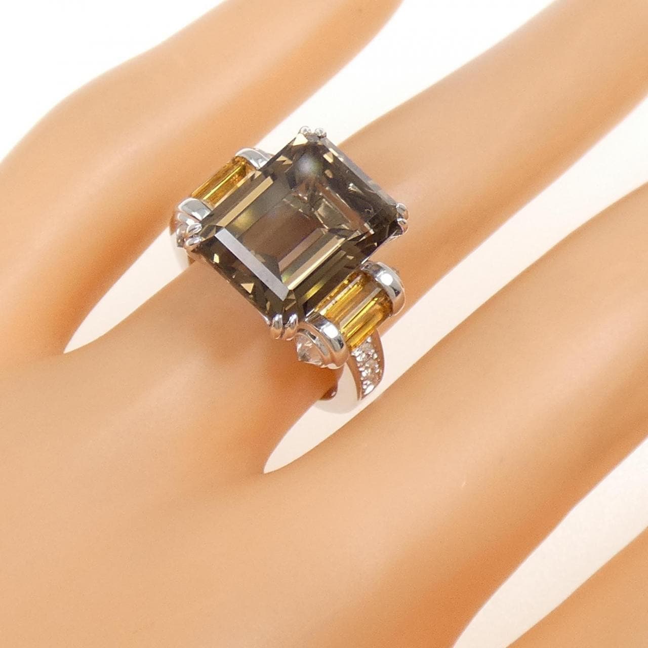 モーブッサン カラーストーン リング