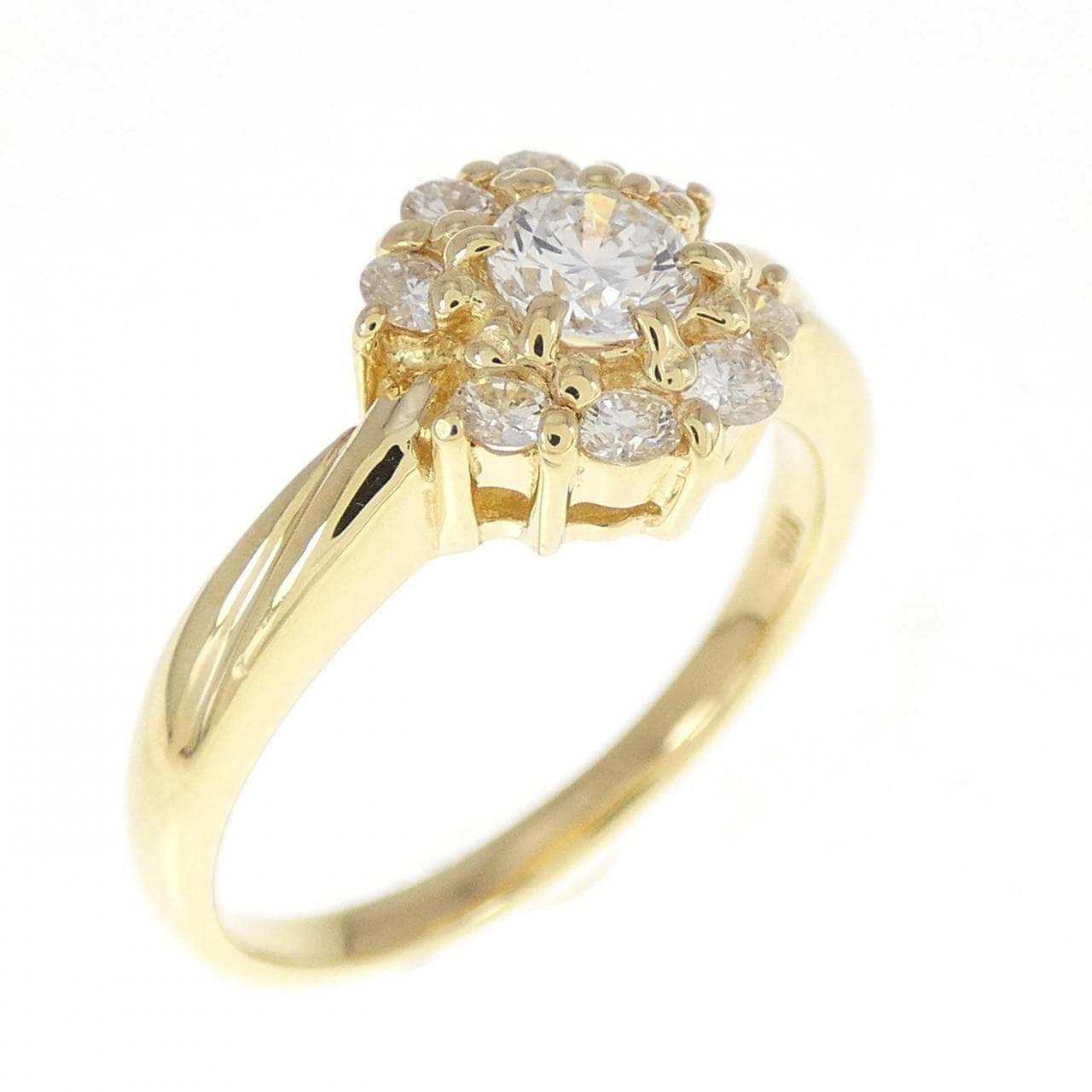 K18YG ダイヤモンド リング 0.50CT