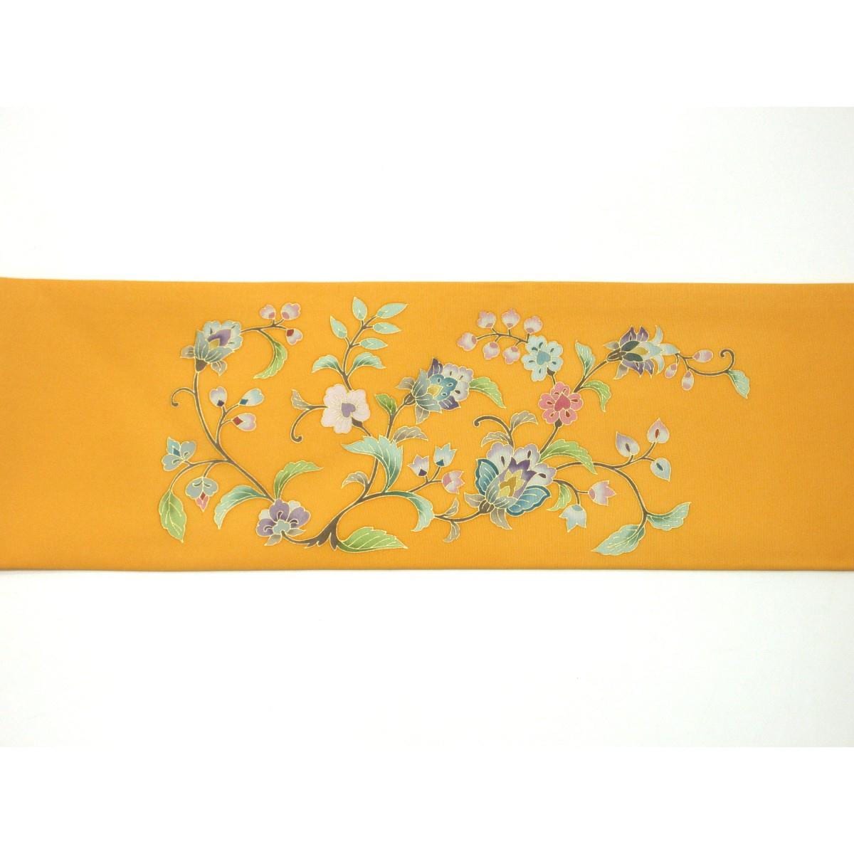 【未使用品】名古屋帯　【岡重】塩瀬染帯