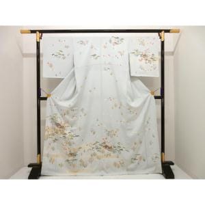 【新品】訪問着　友禅金彩加工