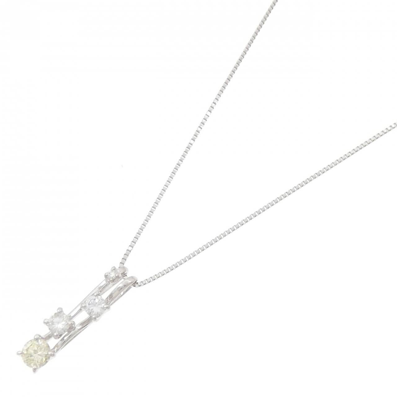PT900/PT850 ダイヤモンド ネックレス 0.30CT