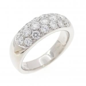 18KTWG パヴェ ダイヤモンド リング 0.98CT