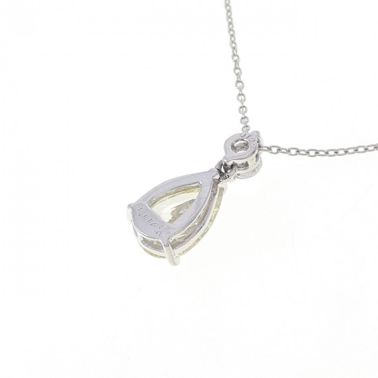 PT850 ダイヤモンド ネックレス 1.117CT