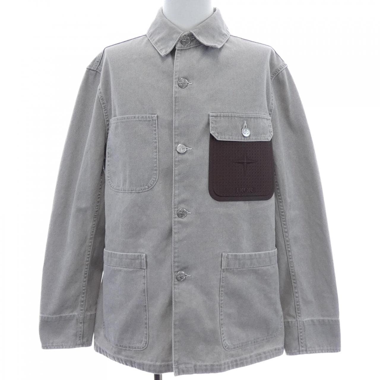 DIOR STONE ISLAND 493D496A385X 牛仔夹克