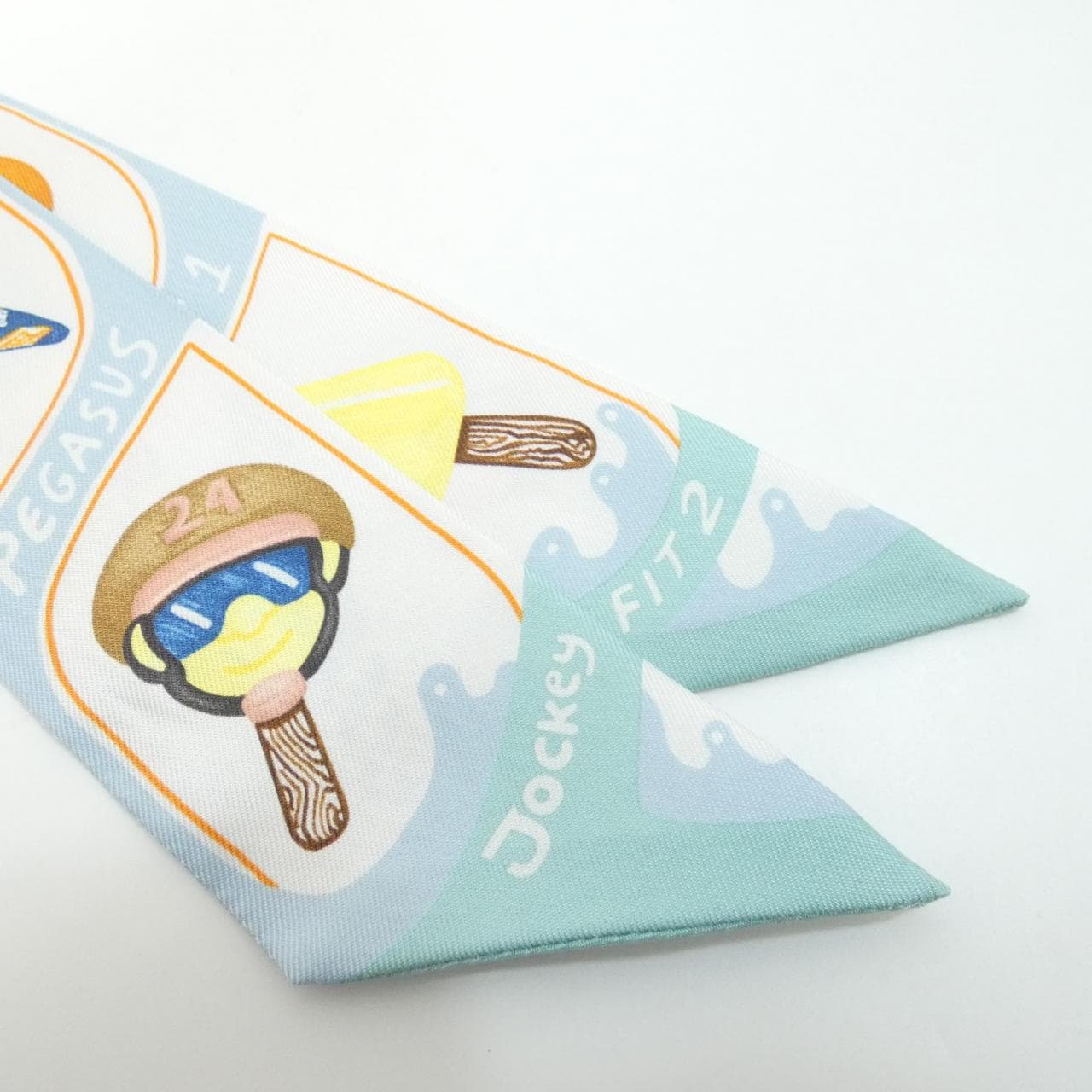 エルメス FUNNY ICE CREAM ツイリー 064109S スカーフ