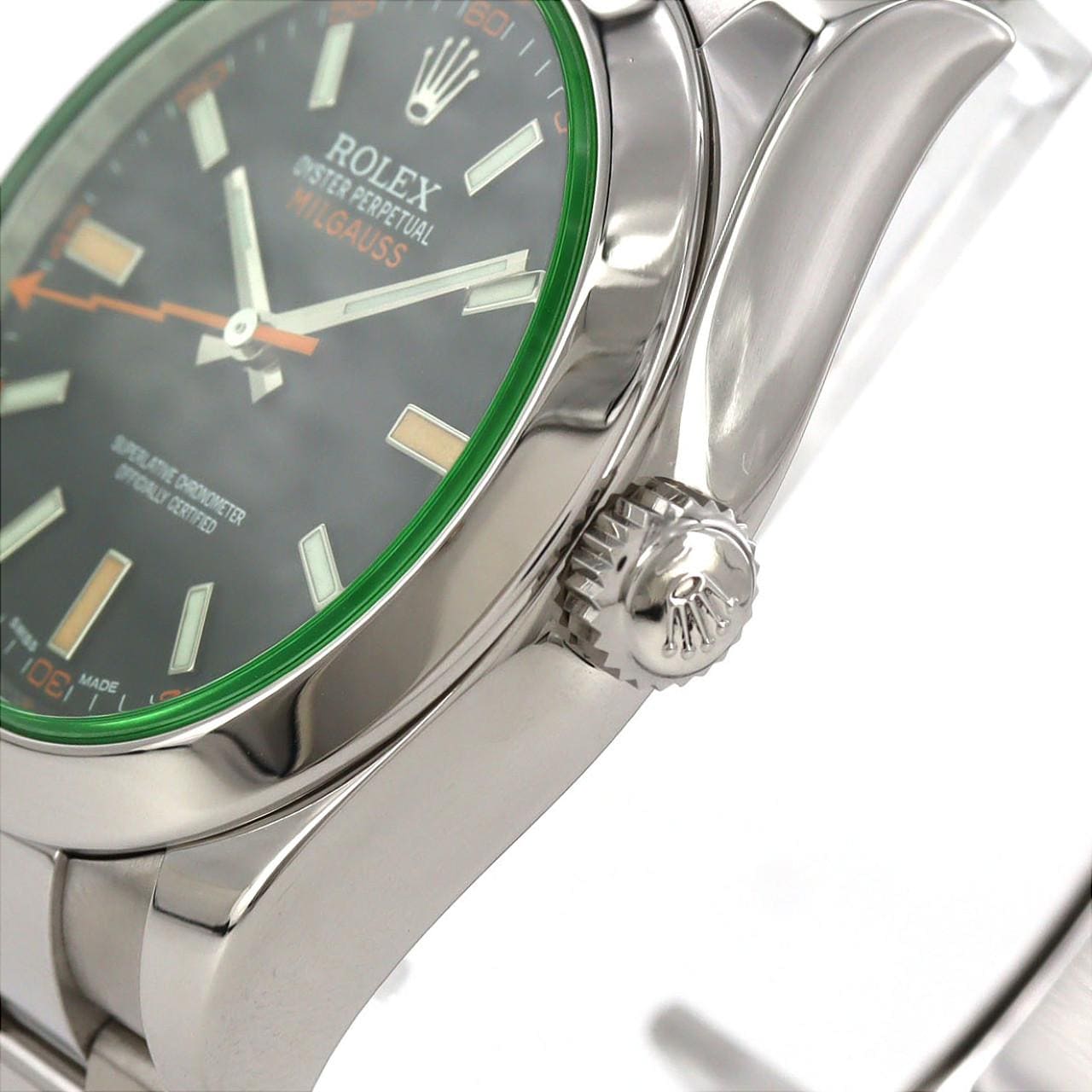 ロレックス ミルガウス 116400GV SS 自動巻 ランダム番