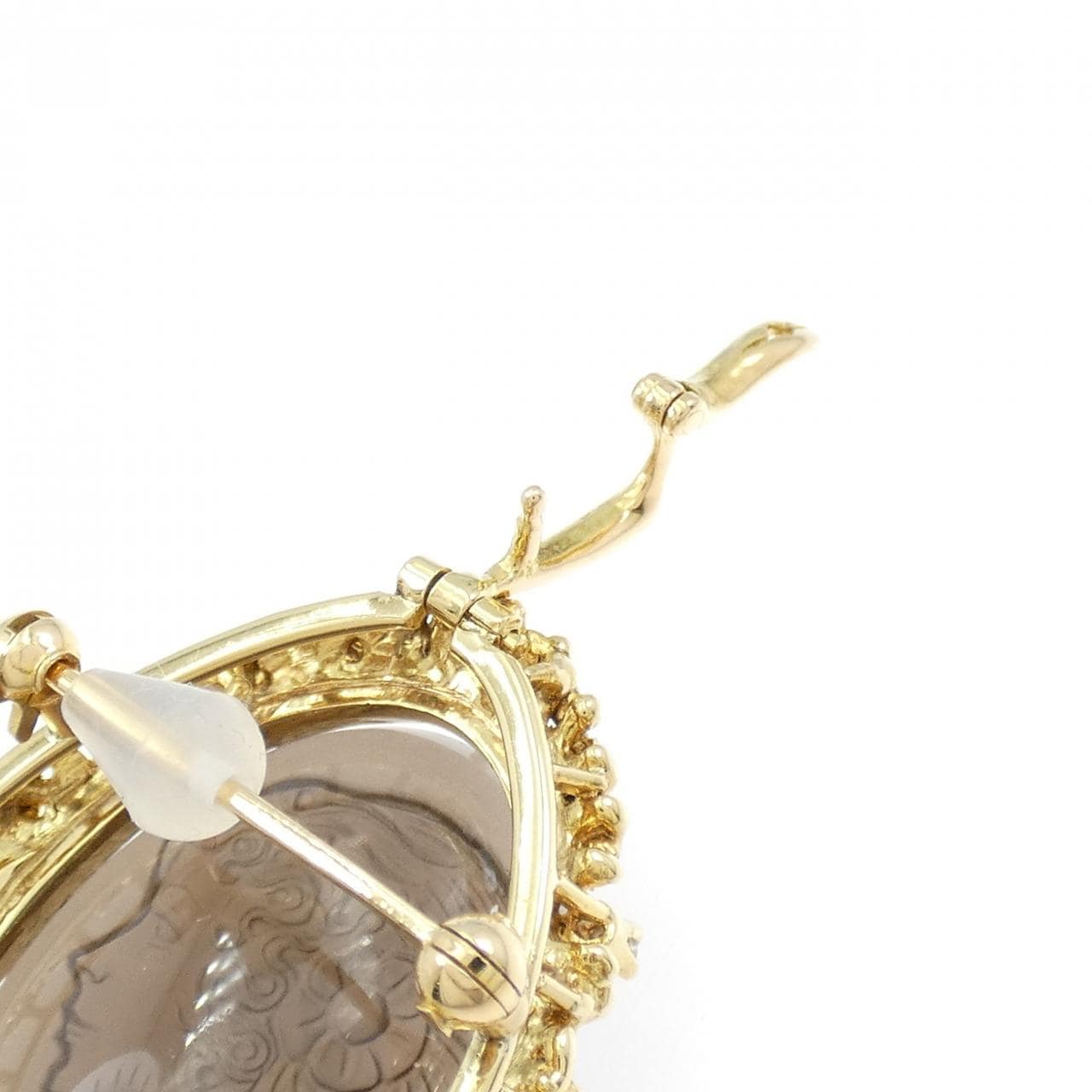 ミキモト スモーキークオーツ ペンダント