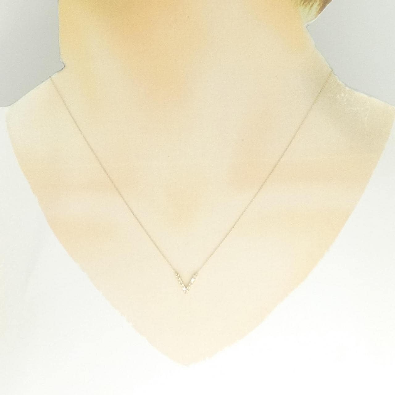 K18YG ダイヤモンド ネックレス 0.10CT