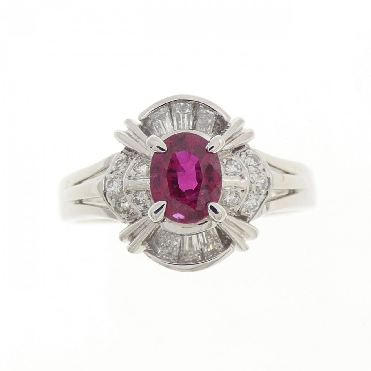 PT900 ルビー リング 0.46CT